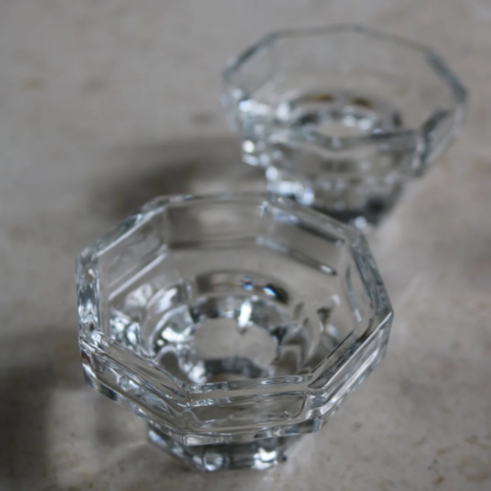 VINTAGE French Luminarc Candle Holders~Set of 2